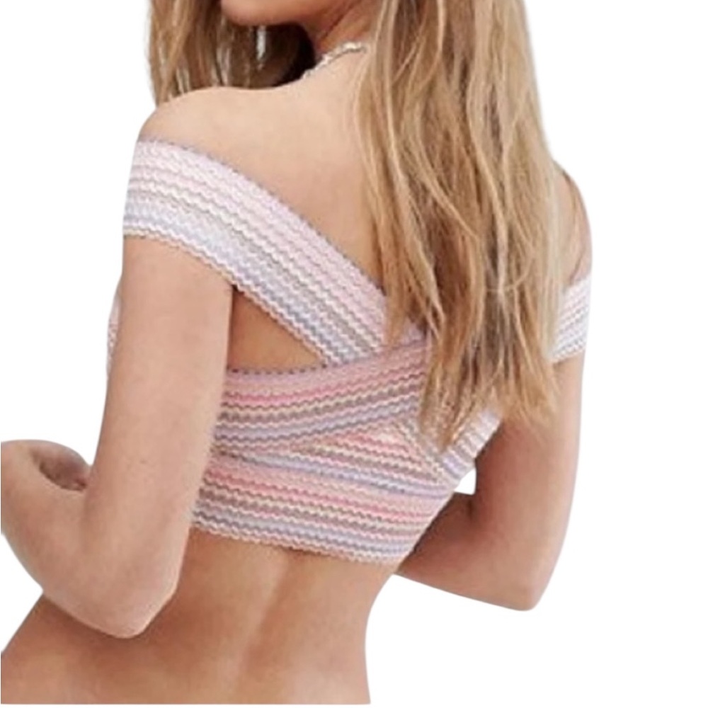 Hobie Bandage Crop Bikini Top - Picture 2 of 15